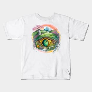 Round Doors in Spring - Fantasy Kids T-Shirt